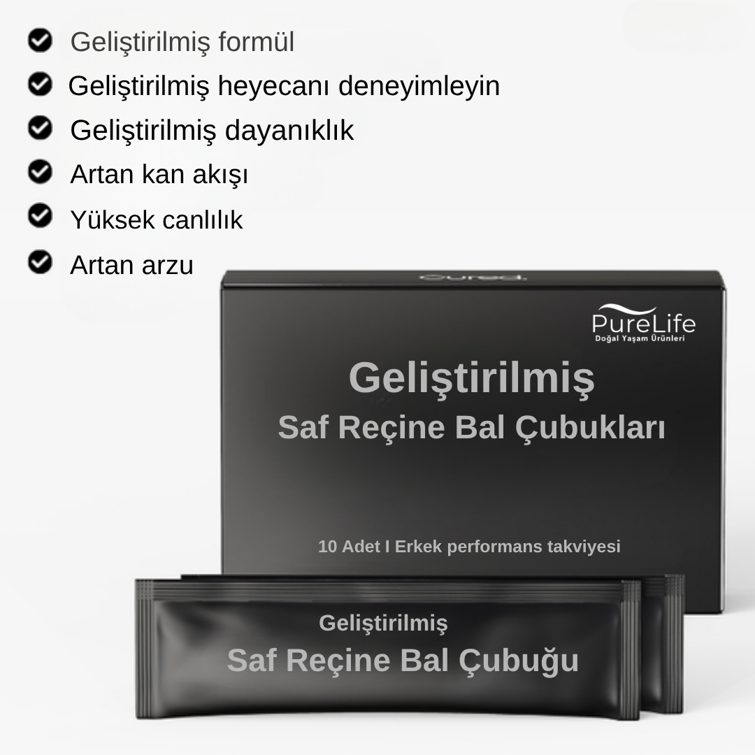 Saf Shilajit Reçine Bal Çubukları
